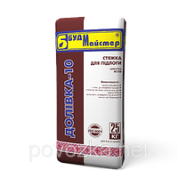 Стяжка М150 для підлоги, універсальна, цементна, Доливка-10, 25 кг БудМастер (шт)