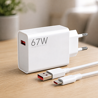 Блок питания + кабель 120W Plug 67W / Адаптер + шнур для зардки AND 221 220