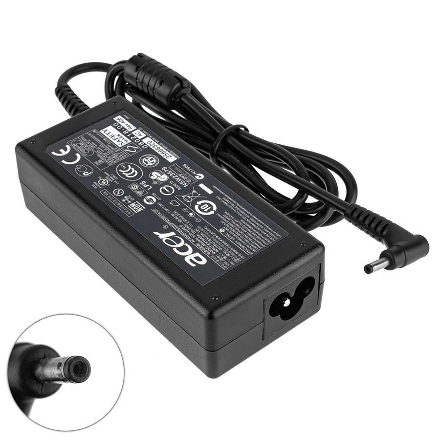 Блок питания для ноутбука ACER 19V, 2.37A, 45W, 3.0*1.0мм, L-образный разъем, black, RECTANGULAR, фото 1