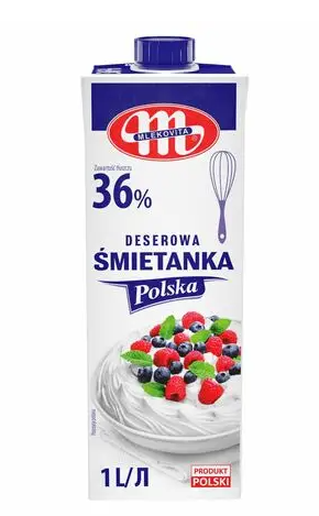 

Сливки Smietanka Polska Mlekovita 36% 1л