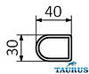 Сталевий електроТЕН ONE D-профіль 30х40: регулятор + таймер 2 год, + LED; під пульт ДК. Хром. Польща, фото 7