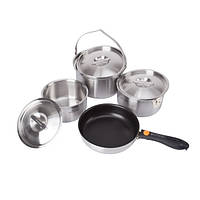 Набір туристичного посуду Kovea All-3PLY Stainles Cookware(7~8) KKW-CW1105