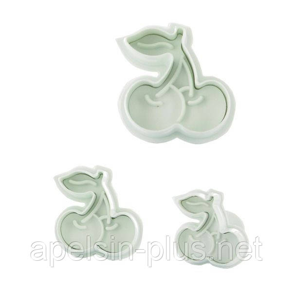 Плунжер для мастики Вишня набір із 3 форм, фото 1