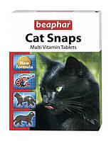 Cat Snaps витаминизированные лакомства с креветками, таурином и биотином Beaphar