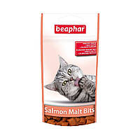 Salmon Malt Bits вкусные и полезные подушечки со вкусом лосося и мальт-пастой Beaphar