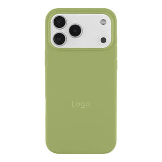 Чехол Silicone Case Full Size (AA) для iPhone 18 Pro Max мятный