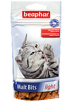 Malt Bits вкусные и полезные подушечки с мальт-пастой для кошек Beaphar