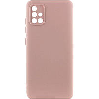 Чехол-накладка Bizon Soft Silicone Android защита камеры для Samsung A51 4G Pink Sand