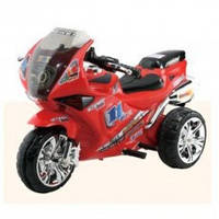 Мотоцикл ZP 2131-3., двигун 18W, 6V/4,5A, 3 км/год, 3-8 років, червоний.,92-59-52 см