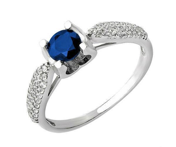 Срібні каблучки з дорогоцінним камінням купити