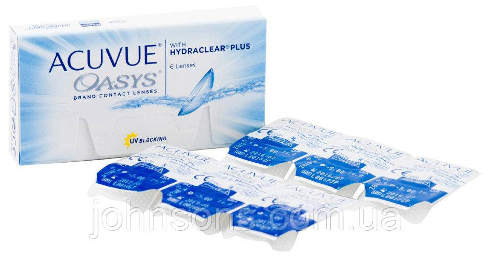 Розпродаж наявність в описі Контактні лінзи Acuvue oasys with hydraclear plus, Контактні лінзи Акувью Оазіс, Аква Оазіс