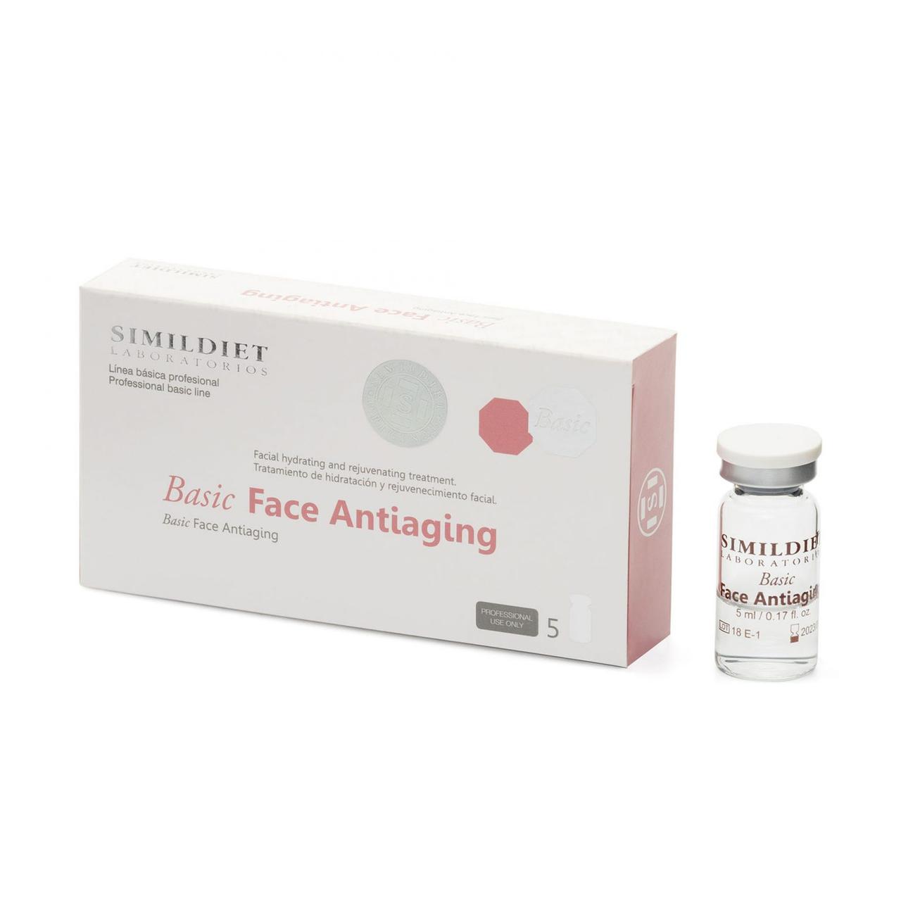 Simildiet Basic Face Antiaging — Базовий антивіковий мезококтейль, 5 мл, фото 1