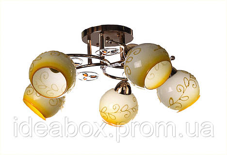 Sun Light люстра потолочная 3049/5 желтый градиент P836X4313