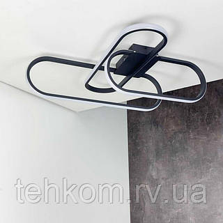 Светильник LED smart SKYLER-3D +пульт 90W 3000-5000K IP20 черный Violux
