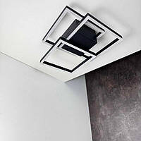 Светильник LED smart RAFAEL+пульт 100W 3000-5000K IP20 прямоугольный черный Violux