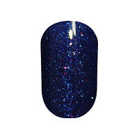 Гель-лак NUB No037 8 мл (темно-синій із кольоровими блискітками)