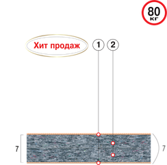 Матрац безпружинний «ФАВОРИТ»