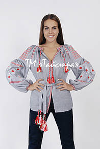 Вишиванка жіноча блузка, бохо, льон, етностиль, Bohemia