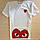 Біла футболка | comme des garcons logo, фото 6