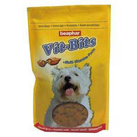 Vit-Bits подушечки для собак с мультивитаминной пастой и карнитином для здоровой маскулатуры Beaphar