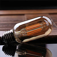 LED лампа Эдисона T-45 (4w) (AMBER) Filament