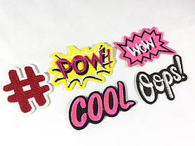 Нашивка Love ~ Кохання 65х55 мм, фото 4