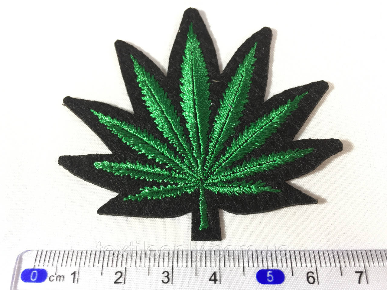 Нашивка коноплі | weed 67х64 мм