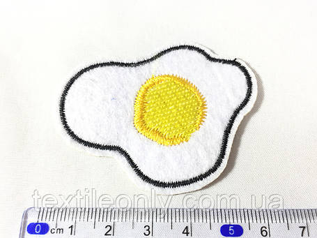 Нашивка яєчня 60х45 мм, фото 1