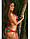 Розпродаж! Роздільний купальник леопардового забарвлення з червоною гіпюрової обробкою B9409, фото 2