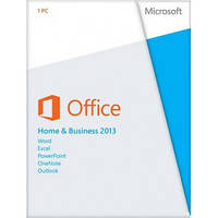 Microsoft Office 2013 Home and Business, 32/64-bit, Rus, DVD (T5D-01761) картка активації
