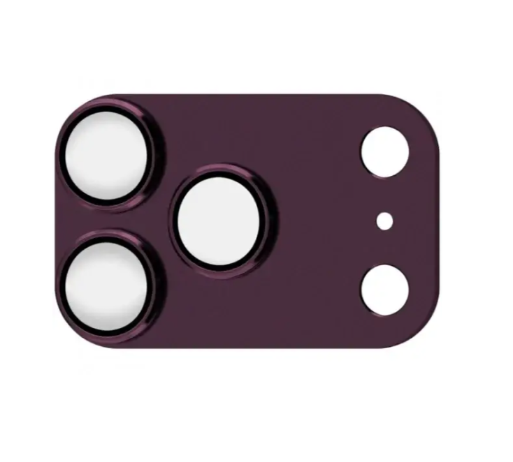 Скло камери для Apple iPhone 18 Pro| 17 Pro  із AR+AF покриттям в упаковці (Burgundy) (Бордове), фото 1