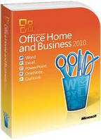 Microsoft Office Home and Business 2010 32/64Bit Russian DVD BOX (T5D-00412) вскрытый