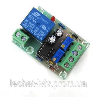 XH-M601-Charger-Control Контроллер заряда 12 В. АКБ с возможностью подключения вольтметра.