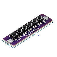 Tact Switch Module 6 bit Независимый кнопочный модуль на 6 кнопок для МК