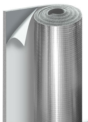 Термоізолятор листовий каучук 10 мм АD Metal H-air Duct (сірий з алюмінієвим напиленням)
