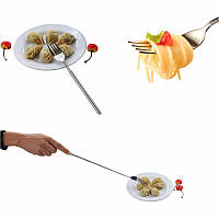 Телескопічна розкладна вилка з удлиняющейся ручкою! Варіант для великого столу!