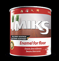Емаль алкідна Мікѕ ПФ-266 для підлоги червоно-коричнева 0,9 кг
