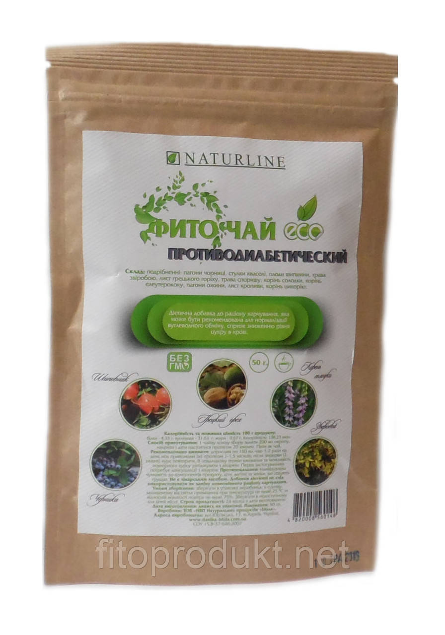 Фіточай протидіабетичний лінія NATURLINE, 50 гр.