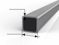 Труба квадратна 15х15х2мм