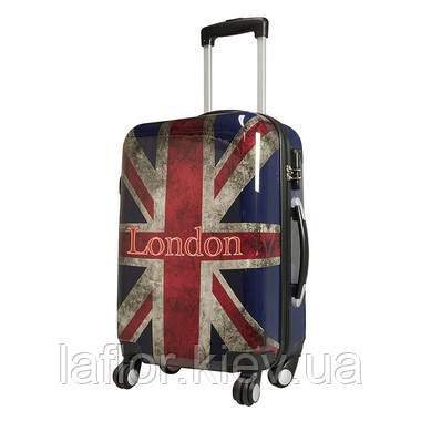 Валіза на колесах midi Monopol London Union Jack