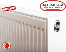 Стальные радиаторы Ultratherm 22 тип 600/700 боковое подключение (Турция) - фото 3 - id-p47279737