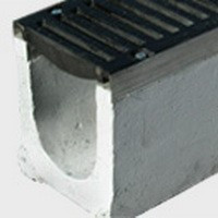 Лоток бетонний Maxi200 з решіткою чавунної