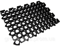 Газонная решетка пластиковая черная модуль 400х600 высота 38мм