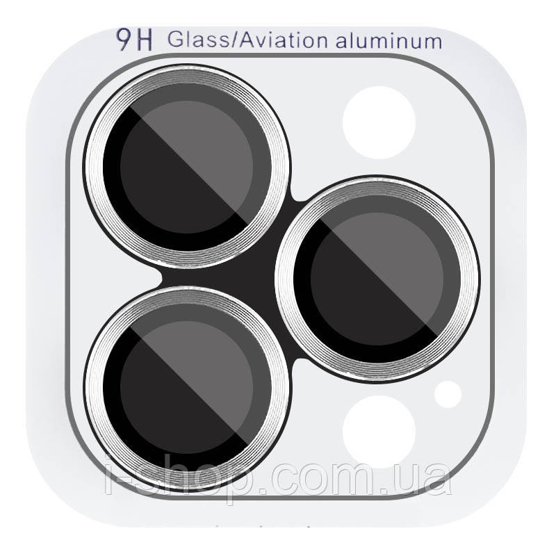 Протектор камери Metal Classic для iPhone 16 Pro 6.3 16 Pro Max 6.9 авіаційний алюміній Silver, фото 1
