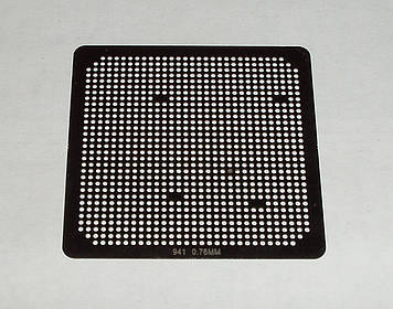 BGA шаблони ATI 0.76 mm 941 трафарети для реболлу реболінг-набір відновлення паяння ремонт прямого нагрівання