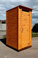 Почтой - Туалет деревянный из имитации бруса (обшивка горизонтально) - в разобранном виде