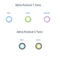 Линзы цветные Adria Festival Упаковка 2 линзы