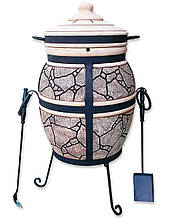 Тандрир преміум Козацький/H = 100 см, d = 50 см 3-4,5 кг м'яса за один готування СИМОВИ 51 КИВ