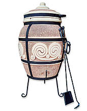 Тандрир преміум Аттіла/h=125 см, d = 65 см 5-10 кг м'яса за одне приготування