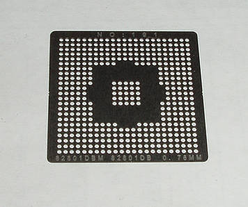 BGA шаблони INTEL No191 0.76 mm 82801DBM 82801DB трафарети для реболлу реболінг-набір відновлення паяння ремо